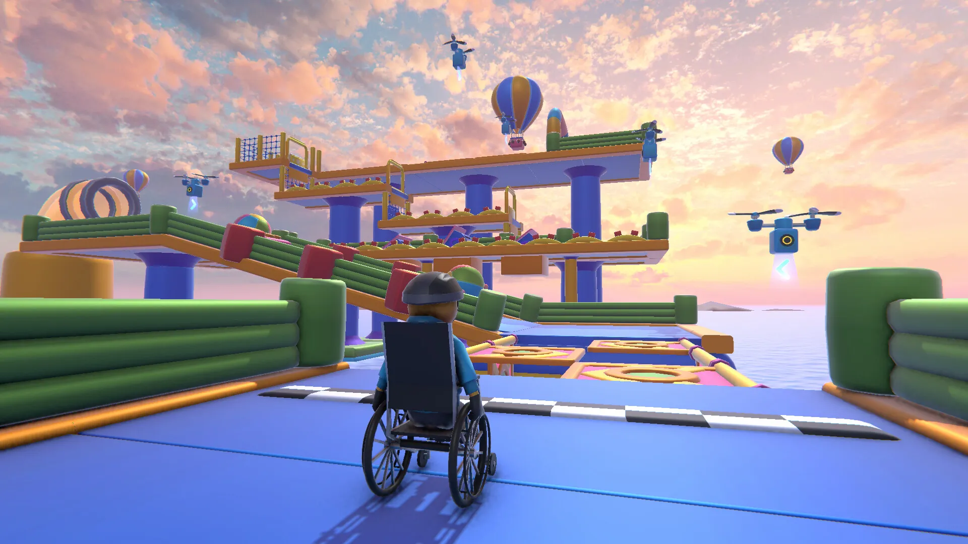 轮椅模拟器/4Wheel Challenge